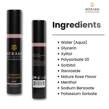 Breath Spray Rose Ingredients