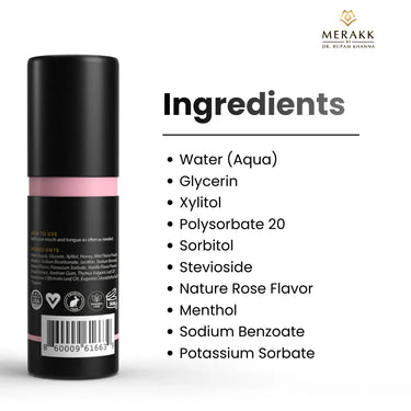 Breath Spray Rose Ingredients